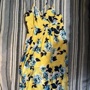 Floral print dress